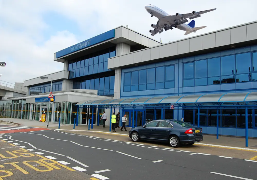 Exterior of London City Airport